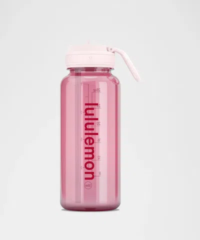 Lululemon Back To Life Clear Bottle 32oz In Pink