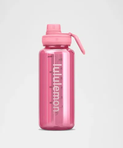 Lululemon Back To Life Clear Bottle 32oz In Pink