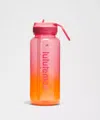 Lululemon Back To Life Clear Bottle 32oz Straw Lid