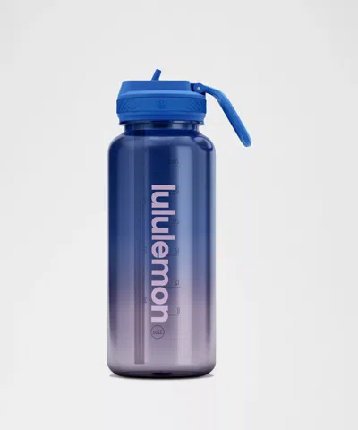 Lululemon Back To Life Clear Bottle 32oz Straw Lid