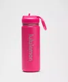Lululemon Back To Life Sport Bottle 18oz Straw Lid