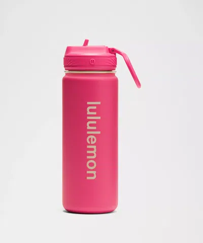 Lululemon Back To Life Sport Bottle 18oz Straw Lid