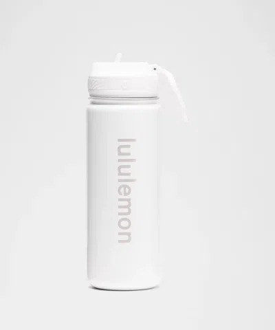 Lululemon Back To Life Sport Bottle 18oz Straw Lid