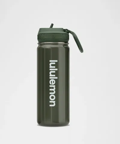 Lululemon Back To Life Sport Bottle 18oz Straw Lid