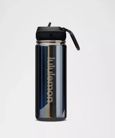 Lululemon Back To Life Sport Bottle 18oz Straw Lid In Blue