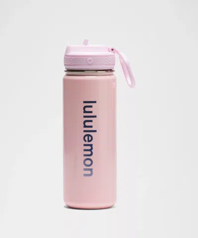 Lululemon Back To Life Sport Bottle 18oz Straw Lid Shine