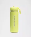 Lululemon Back To Life Sport Bottle 18oz Straw Lid Shine In Yellow