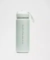 Lululemon Back To Life Sport Bottle 18oz Straw Lid Shine In Green