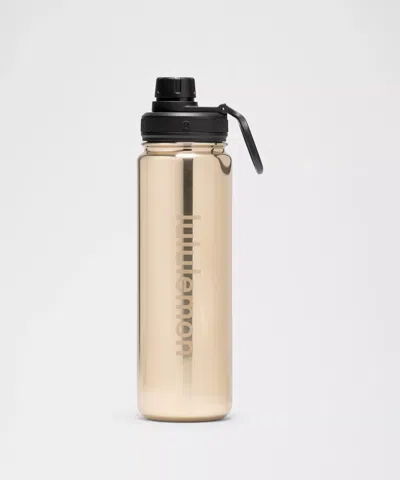 Lululemon Back To Life Sport Bottle 24oz In Gold