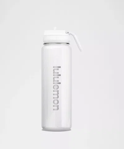 Lululemon Back To Life Sport Bottle 24oz In White