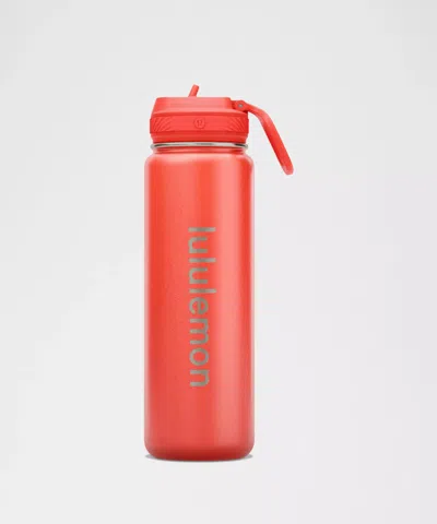 Lululemon Back To Life Sport Bottle 24oz In Red