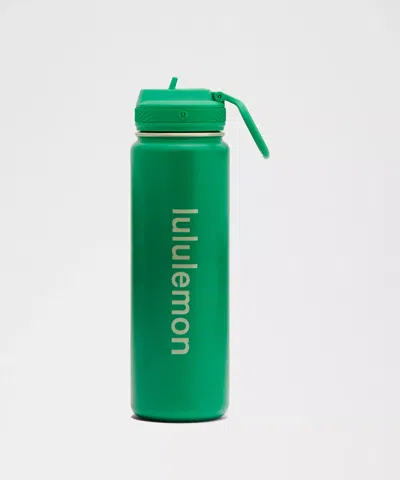 Lululemon Back To Life Sport Bottle 24oz Straw Lid