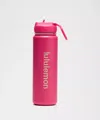 Lululemon Back To Life Sport Bottle 24oz Straw Lid