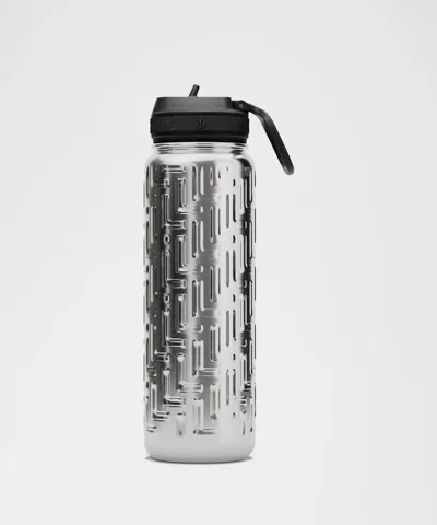 Lululemon Back To Life Sport Bottle 24oz Straw Lid