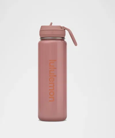 Lululemon Back To Life Sport Bottle 24oz Straw Lid