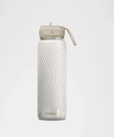 Lululemon Back To Life Sport Bottle 24oz Straw Lid In Gray