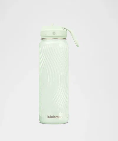 Lululemon Back To Life Sport Bottle 24oz Straw Lid In Green
