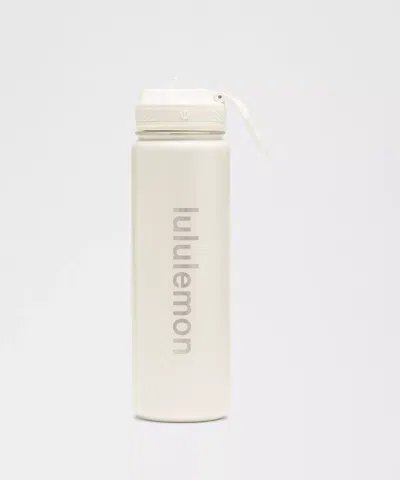Lululemon Back To Life Sport Bottle 24oz Straw Lid Shine