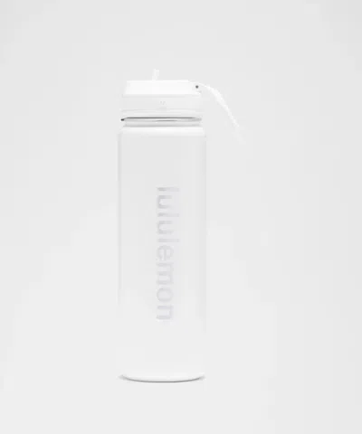 Lululemon Back To Life Sport Bottle 24oz Straw Lid Shine