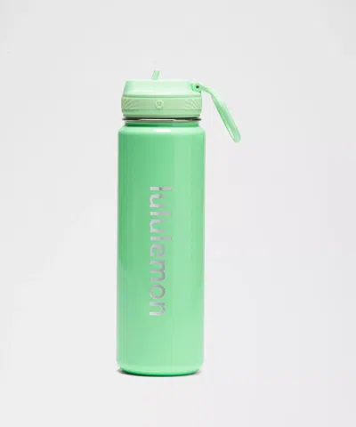 Lululemon Back To Life Sport Bottle 24oz Straw Lid Shine