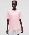 Lululemon Back-vent T-shirt In Pink