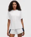 Lululemon Back-vent T-shirt In White