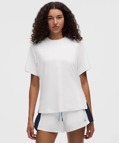 Lululemon Back-vent T-shirt In White