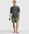 Lululemon Balancer Relaxed-fit Short 7" In Green