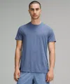 Lululemon Balancer Short-sleeve Shirt In Blue