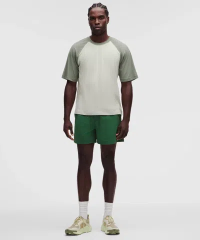 Lululemon Beach To Trail Lined Short 5" In White