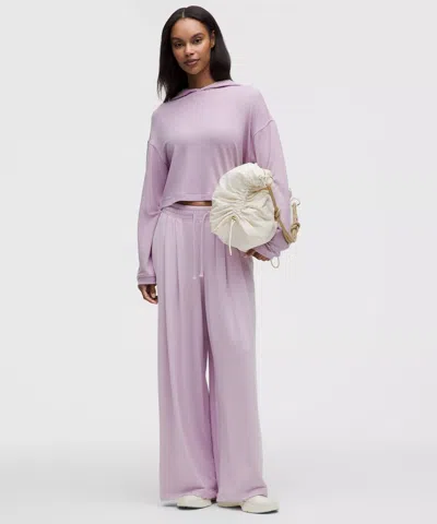 Lululemon Becalm Hoodie In Purple