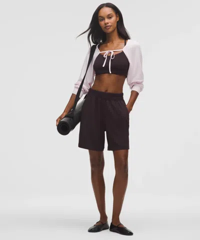 Lululemon Becalm Mid-rise Bermuda Short