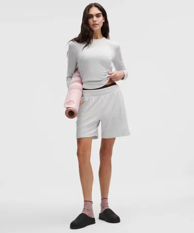 Lululemon Becalm Mid-rise Bermuda Short