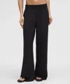 Shop Lululemon Becalm Mid-rise Wide-leg Pant