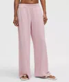 Lululemon Becalm Mid-rise Wide-leg Pants