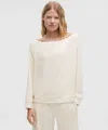 Lululemon Becalm Oversized Boatneck Long-sleeve Shirt