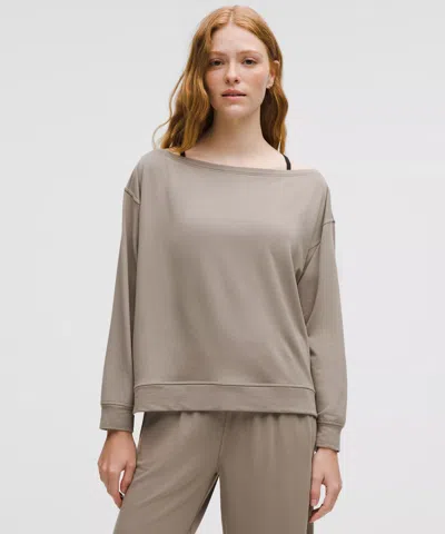 Lululemon Becalm Oversized Boatneck Long-sleeve Shirt