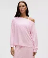 Lululemon Becalm Oversized Boatneck Long-sleeve Shirt