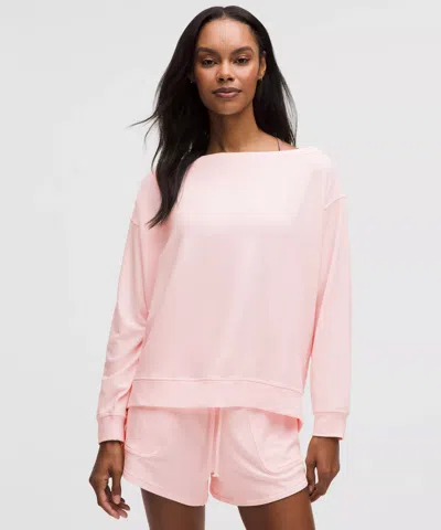 Lululemon Becalm Oversized Boatneck Long-sleeve Shirt