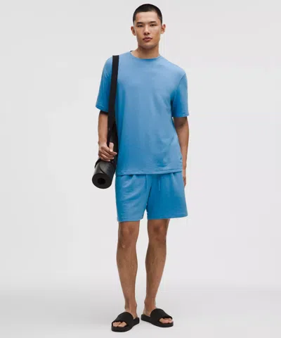 Lululemon Becalm Relaxed-fit Short 7" In Blue