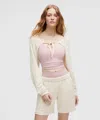 Lululemon Becalm Shrug In Neutral