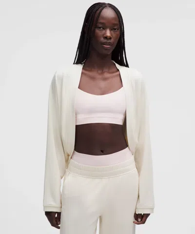 Lululemon Becalm Shrug In White