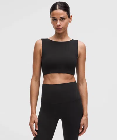 Lululemon Bend This Boat And Scoop Bra In Black
