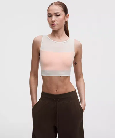 Lululemon Bend This Mesh Bandeau And V-neck Bra