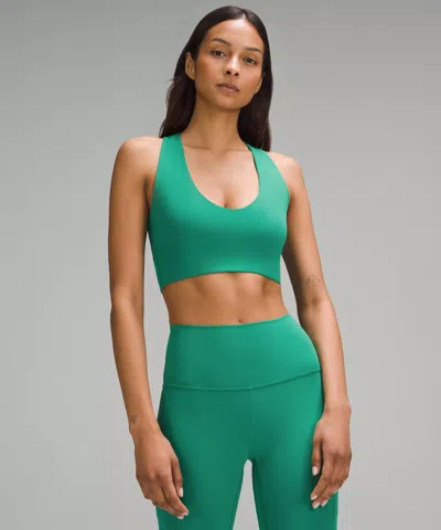 Lululemon Bend This Scoop And Cross Bra A-c Cups In Green