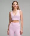Lululemon Bend This Scoop And Cross Bra A-c Cups In Pink
