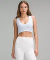 Lululemon Bend This Scoop And Cross Bra Light Support, A-c Cups In Blue