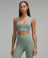 Lululemon Bend This Scoop And Cross Bra Light Support, A-c Cups In Blue