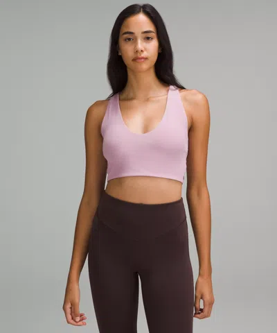 Lululemon Bend This Scoop And Cross Bra Light Support, A-c Cups In Pink