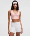 Lululemon Bend This Scoop And Cross Bra Light Support, A-c Cups In Pink